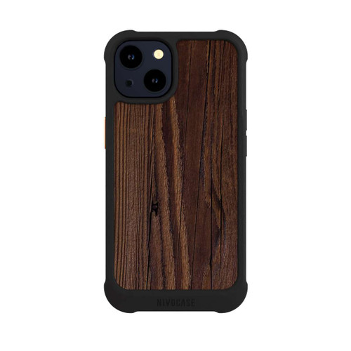 Apple iPhone 14 NIVOmax Maserung Holzlook