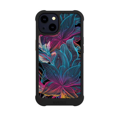 Apple iPhone 14 NIVOmax Le pouvoir des fleurs néon