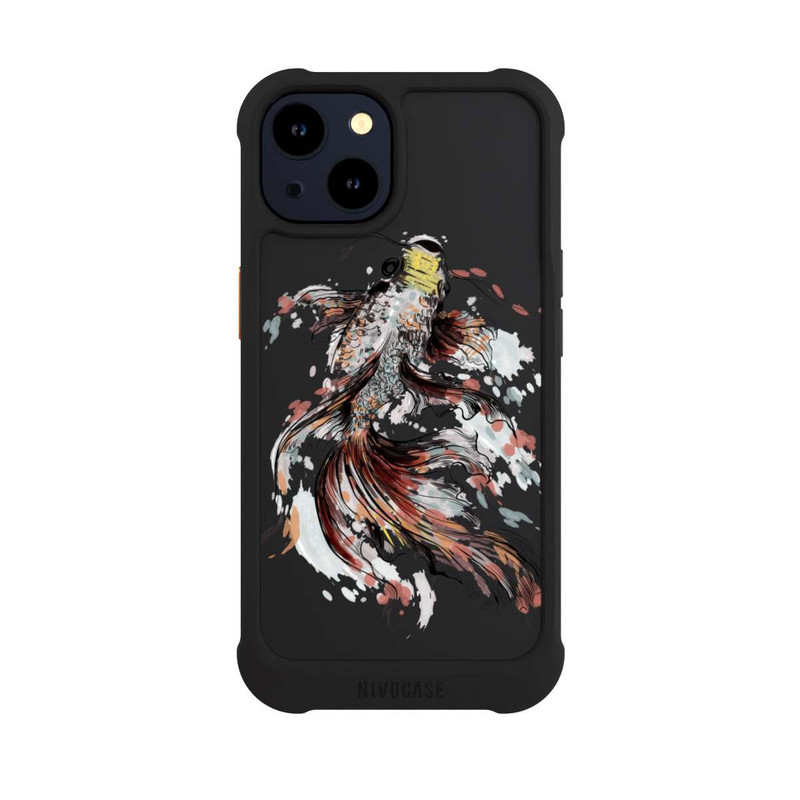 iPhone 14 NIVOmax Koi (Watercolor) transparent
