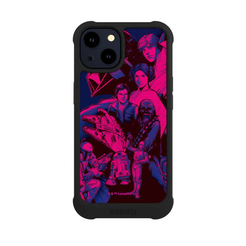 Apple iPhone 14 NIVOmax Personnages StarWars - Ultraviolet