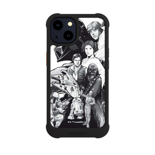 Apple iPhone 14 NIVOmax Star Wars Characters - Black and White
