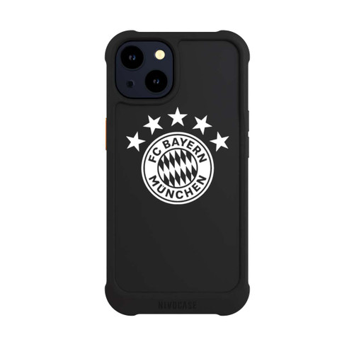 Apple iPhone 14 NIVOmax Logo FCB Uni avec Étoiles - sans Fond