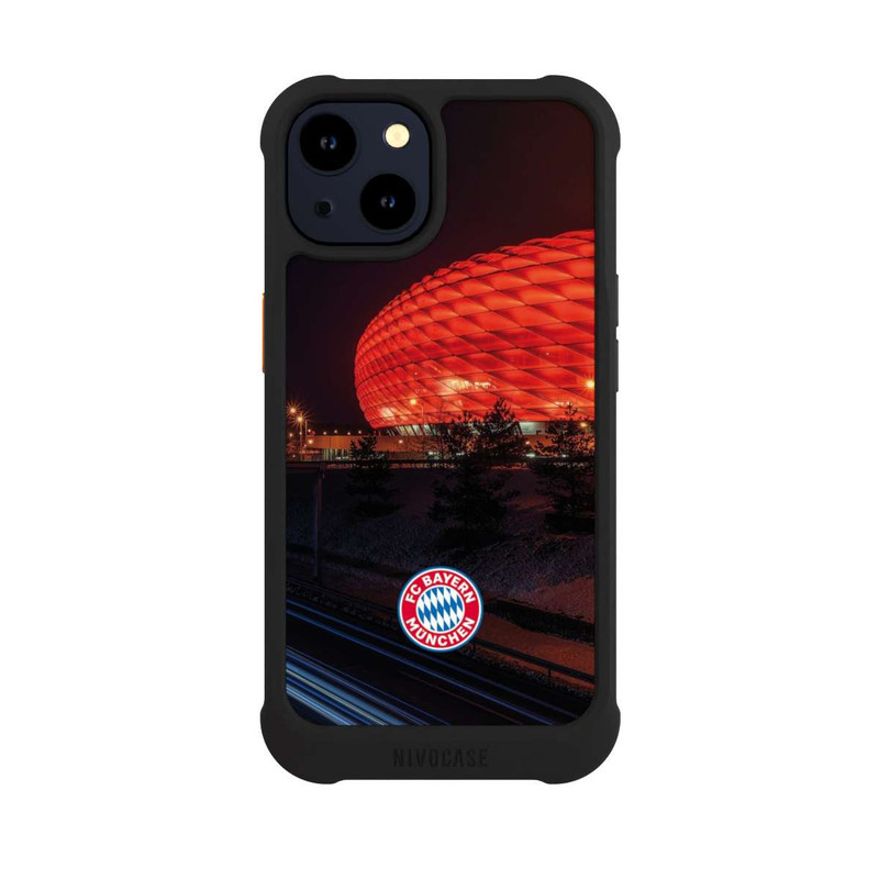 iPhone 14 NIVOmax Allianz Arena bei Nacht FCB