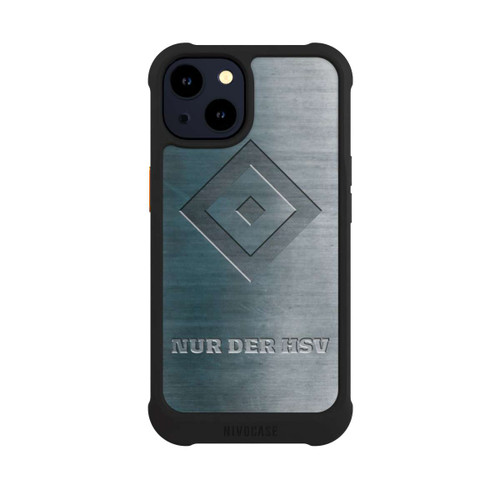 Apple iPhone 14 NIVOmax Nur der HSV Metalllook