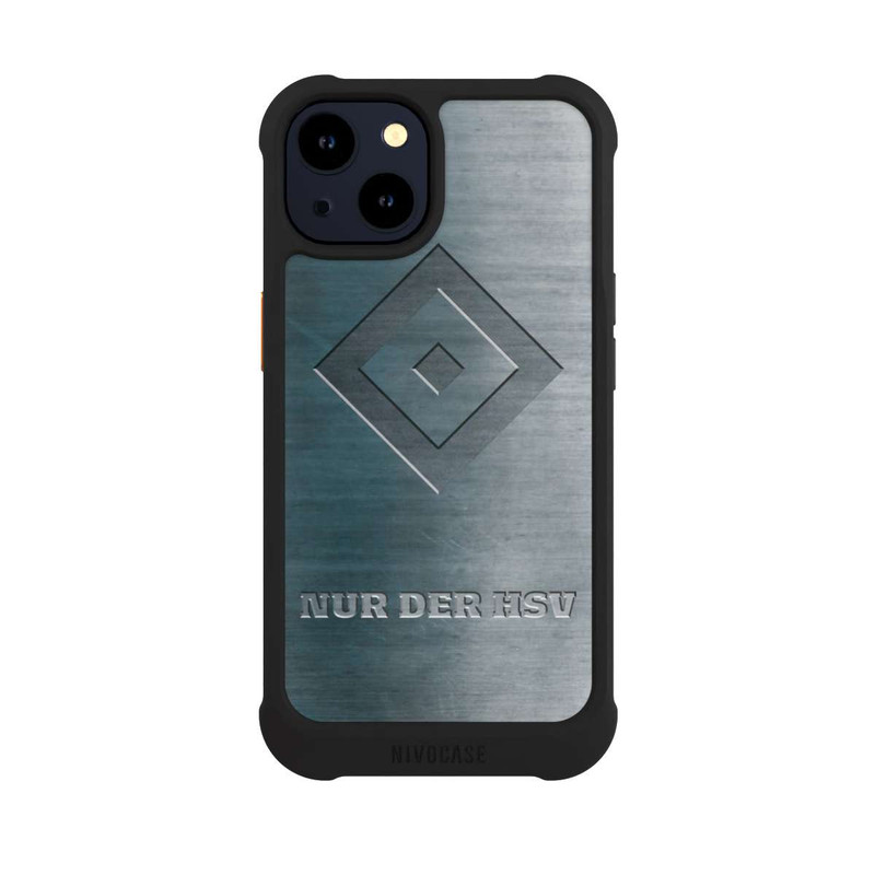 iPhone 14 NIVOmax Nur der HSV Metalllook
