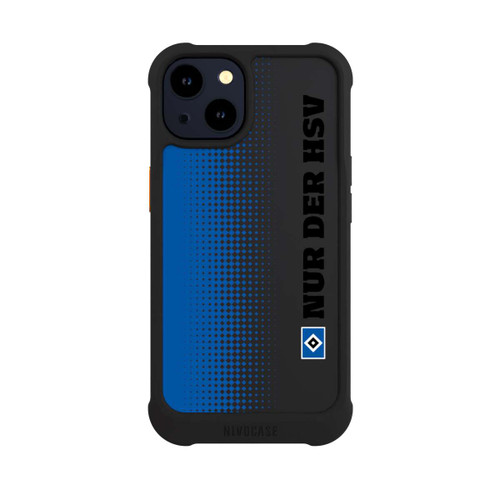 Apple iPhone 14 NIVOmax Nur der HSV - Rautenraster Blau - ohne Hintergrund