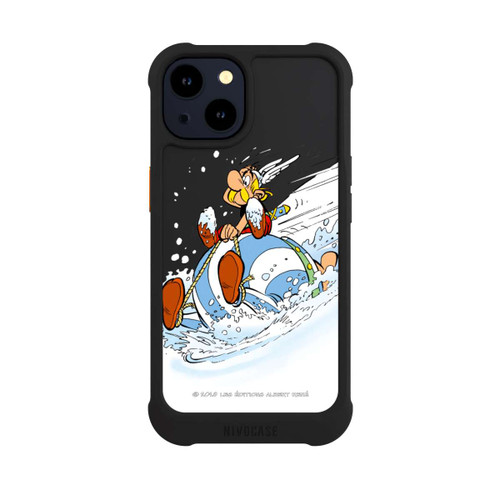 Apple iPhone 14 NIVOmax Astérix &amp; Obélix Luge Transparent