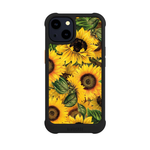 Apple iPhone 14 NIVOmax Sonnenblumenmuster