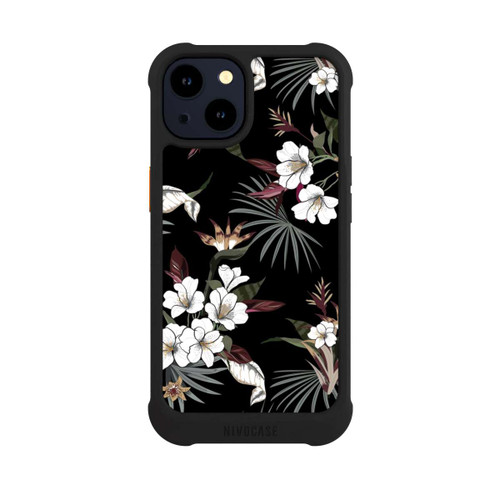Apple iPhone 14 NIVOmax Flowers Black
