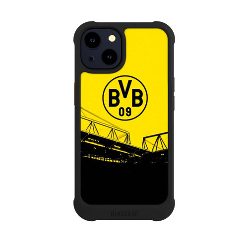 Apple iPhone 14 NIVOmax Stadion Schwarz-Gelb - BVB