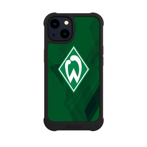 Apple iPhone 14 NIVOmax Grüne Grafikelemente - Werder Bremen