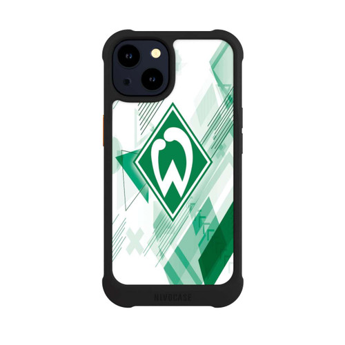Apple iPhone 14 NIVOmax Weiße Grafikelemente - Werder Bremen