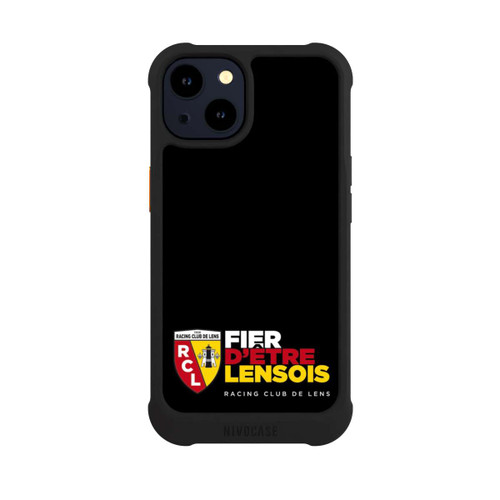 Apple iPhone 14 NIVOmax RC Lens Logo Schwarz Unten