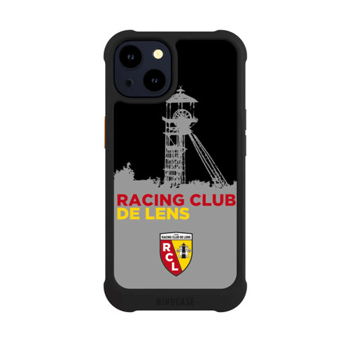 Apple iPhone 14 NIVOmax RC Lens Turm Schwarz-Grau
