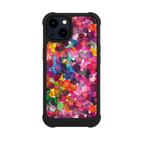 Apple iPhone 14 NIVOmax Überlappende Aquarellpunkte
