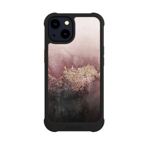 Apple iPhone 14 NIVOmax Rosa Himmelsstaub Golddruck