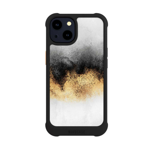 Apple iPhone 14 NIVOmax Grauer Himmelstaub Golddruck