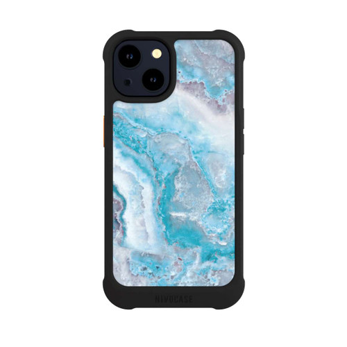 Apple iPhone 14 NIVOmax Pierre précieuse bleu clair