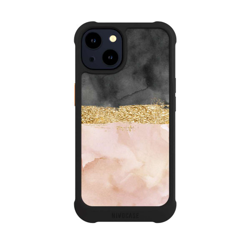 Apple iPhone 14 NIVOmax Look ligne dorée