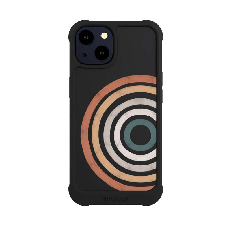 iPhone 14 NIVOmax Vintage Regenbogen