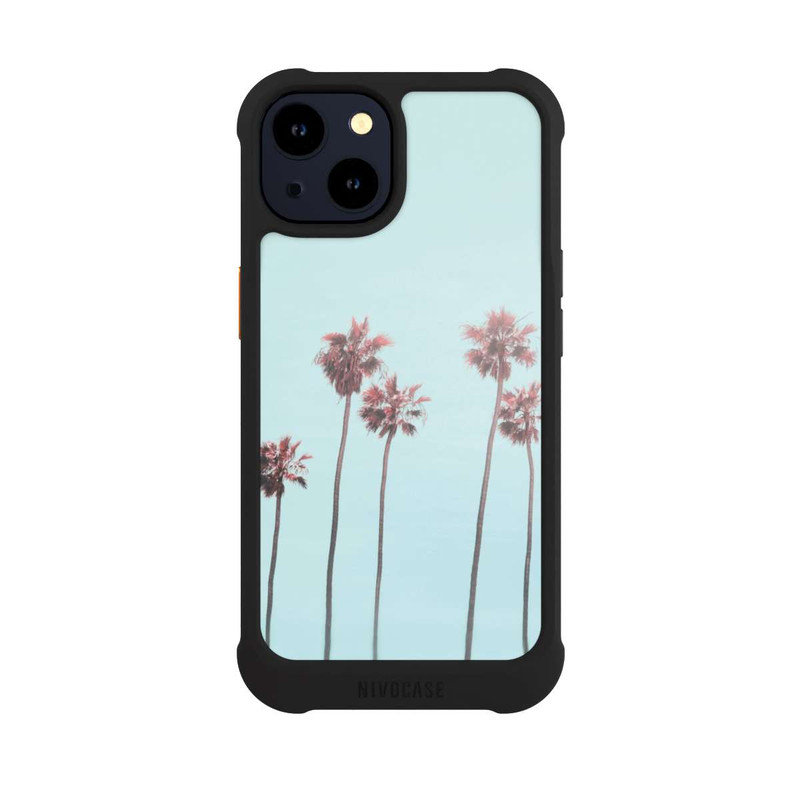 iPhone 14 NIVOmax Pink Light Paradise Beach Palm