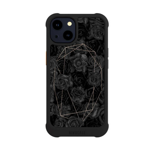 Apple iPhone 14 NIVOmax Schwarze Rosen