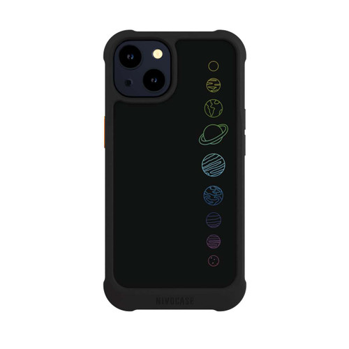 Apple iPhone 14 NIVOmax Planètes colorées