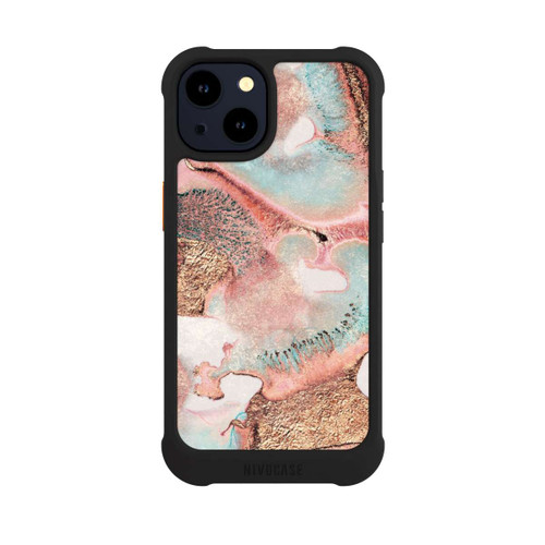 Apple iPhone 14 NIVOmax Pretty Ink Gold Print