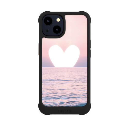 Apple iPhone 14 NIVOmax Herz-Sonnenuntergang