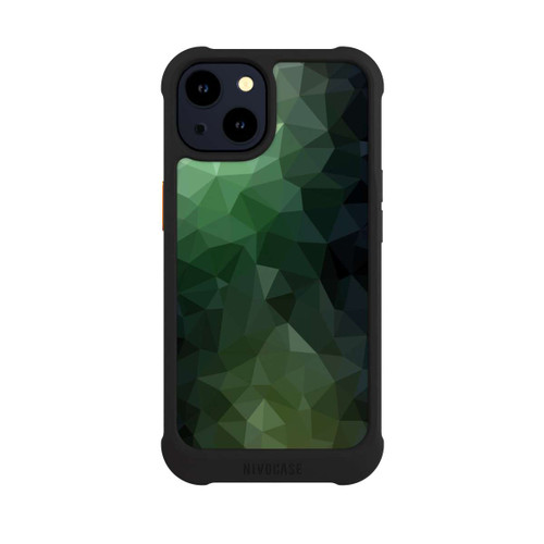 Apple iPhone 14 NIVOmax Polygonal Mosaic Green