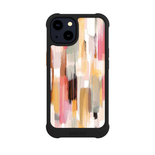 Apple iPhone 14 NIVOmax Abstract Brushstrokes Autumn Shades