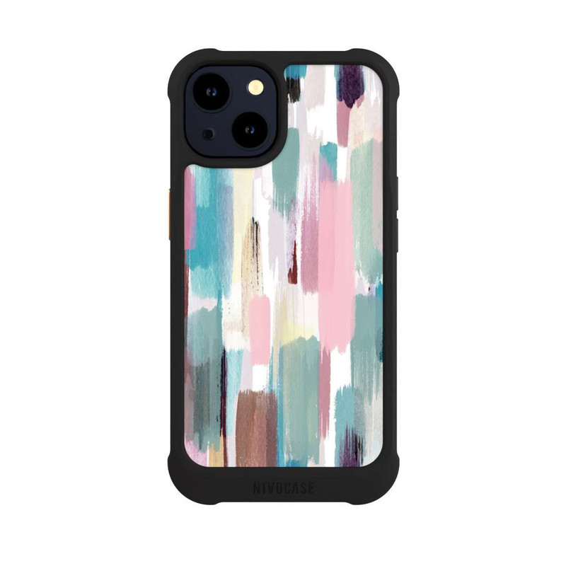 iPhone 14 NIVOmax Abstract Brushstrokes Pastel Shades