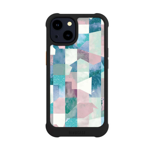 Apple iPhone 14 NIVOmax Collage Textur Pastell
