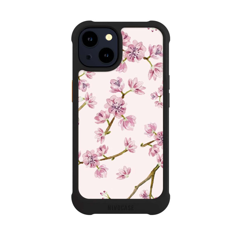 iPhone 14 NIVOmax Fleurs de Cerisier Rose