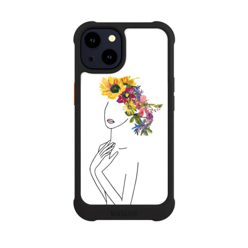 Apple iPhone 14 NIVOmax Line Art Woman flowercrown