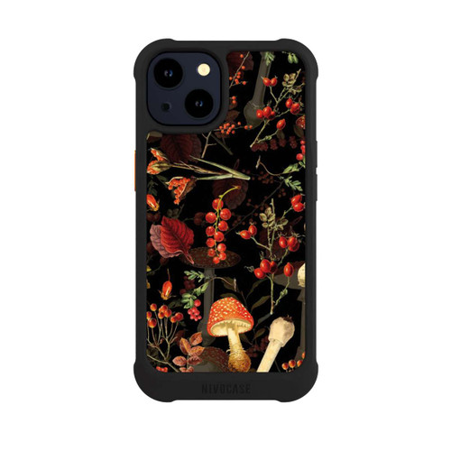 Apple iPhone 14 NIVOmax Motif champignon foncé