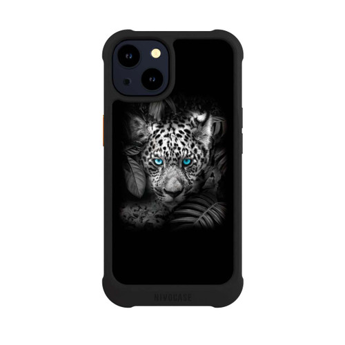 Apple iPhone 14 NIVOmax Jaguar Schwarz Dschungel