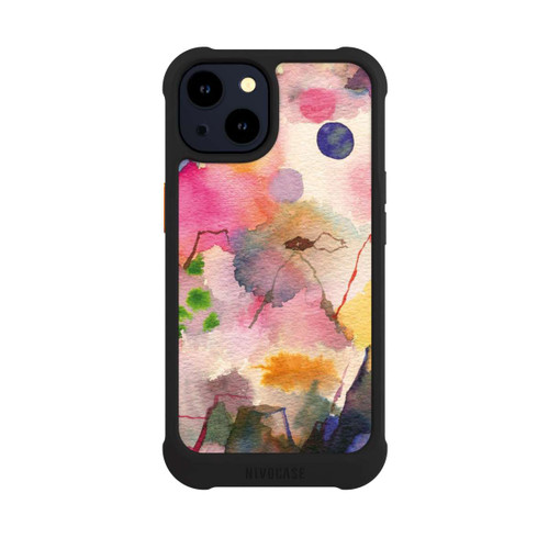 Apple iPhone 14 NIVOmax Watercolor Colorful Mountains