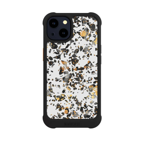 Apple iPhone 14 NIVOmax Gold Speckled Terrazzo