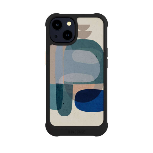 Apple iPhone 14 NIVOmax Stein Nr. 3 Blau