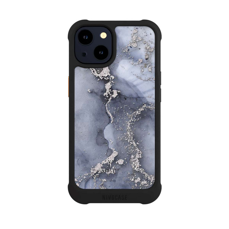 iPhone 14 NIVOmax Ink Blue Silver