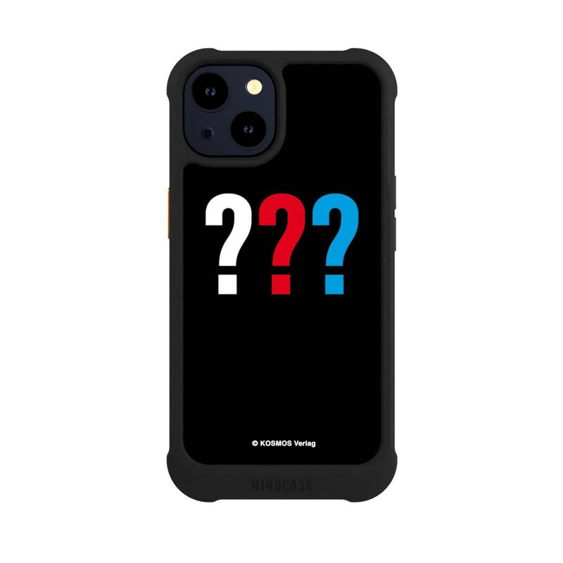 iPhone 14 NIVOmax Drei Fragezeichen Logo