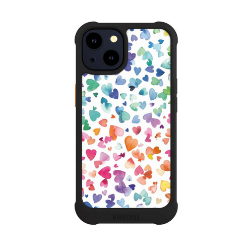 Apple iPhone 14 NIVOmax Liebesherzen aquarell