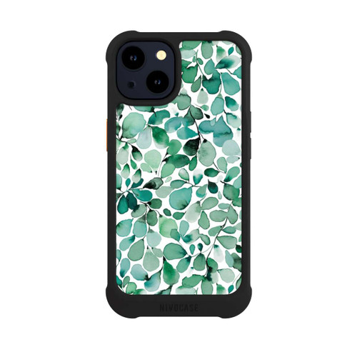 Apple iPhone 14 NIVOmax Aquarellmuster Blätter