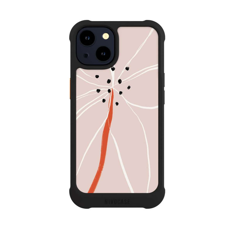 iPhone 14 NIVOmax Abstrakte Blume Nr. 1