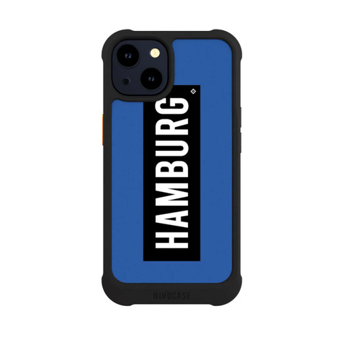Apple iPhone 14 NIVOmax HSV Hamburg Schwarz Blau