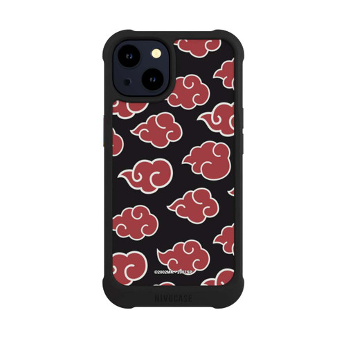 Apple iPhone 14 NIVOmax Akatsuki Pattern Black Big