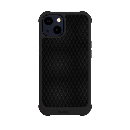 Apple iPhone 14 NIVOmax Peau de Serpent Noire