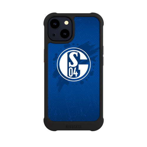 Apple iPhone 14 NIVOmax Schalke 04 Farbe Fleck Blau