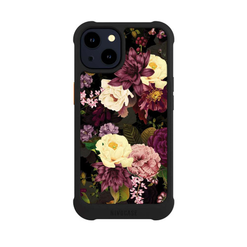 Apple iPhone 14 NIVOmax Fleurs Sombres &amp; Abeilles